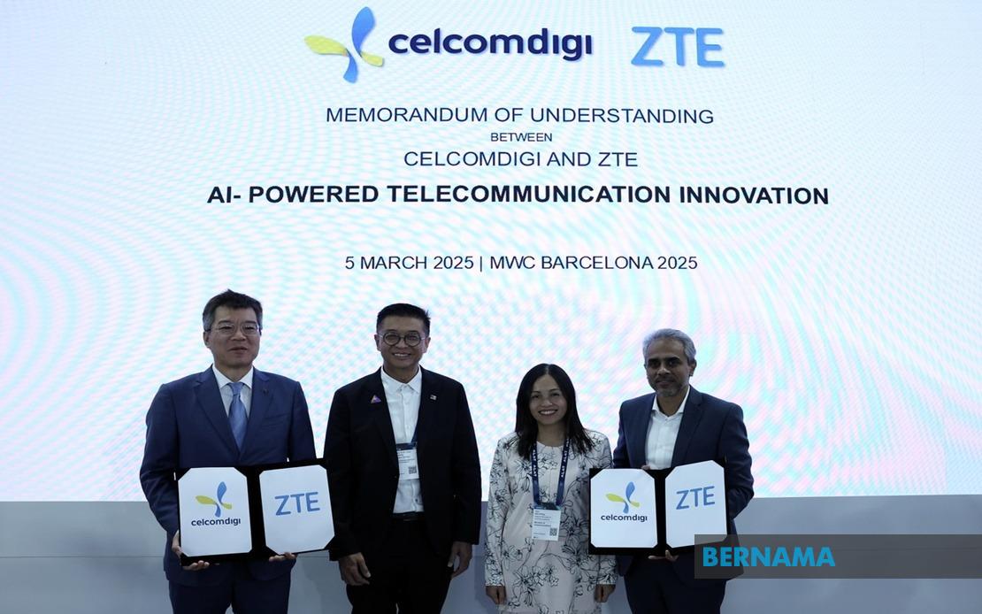 中兴通讯与 CelcomDigi 合作 以人工智能提升马来西亚的电信基础设施