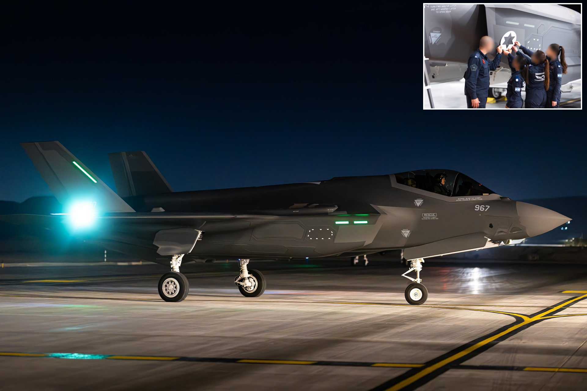 快讯：以色列空军增产三架美制F-35I Adir Stealth战斗机提升战备状态