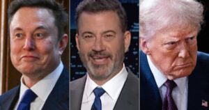 UH-OH：吉米·金梅尔 （Jimmy Kimmel） 展示了埃隆·马斯克 （Elon Musk） 自己的人工智能工具如何刚刚对特朗普产生了兴趣