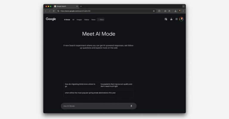 Google 搜索开始推出对 AI 模式的访问 [图库]