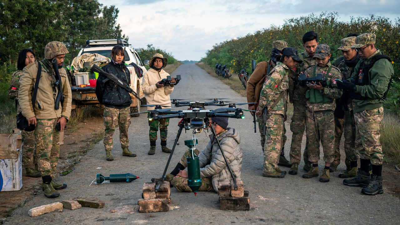 饱受摧残的缅甸军政府支持无人机战争