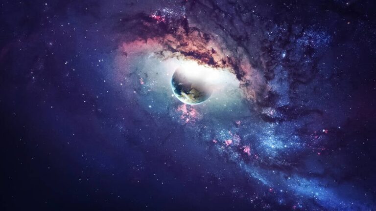 尖端宇宙天文台的景象正在下降