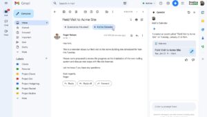 很快，Google Gemini 将扫描 Gmail 中的活动并将其添加到 Google 日历中