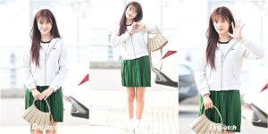 [AI 时尚评分]An Yujin 的时尚 & 学院风机场造型