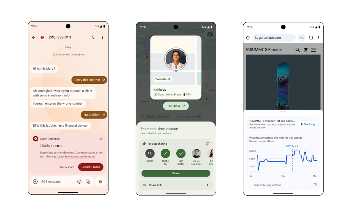 最新的 Android 更新包括实时诈骗消息检测