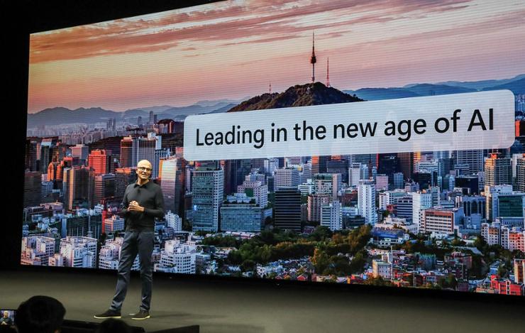 Microsoft CEO 誓言支持 AI 生态系统中的韩国公司