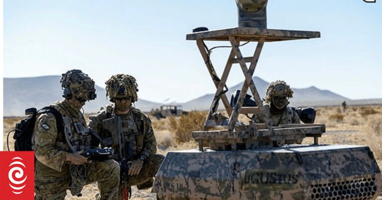 新西兰军队参加世界上最致命无人机的测试