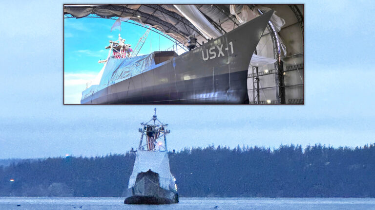 在华盛顿州发现的神秘海军舰艇是一艘新型 DARPA 无人机船