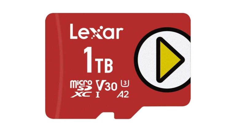 Lexar 宽敞的 1TB microSD 卡现在很划算，现在可享受 45% 的折扣