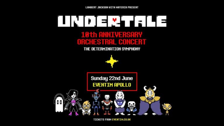 现场管弦乐队将在伦敦演奏 Undertale 的原声带，以庆祝其成立 10 周年