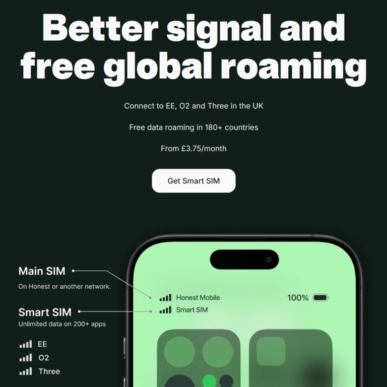 Honest Mobile 推出基于英国 eSIM 的新智能 SIM 计划