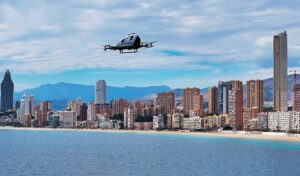 亿航 EH216-S 在欧洲进行 U-ELCOME 项目下首次城市 eVTOL 飞行