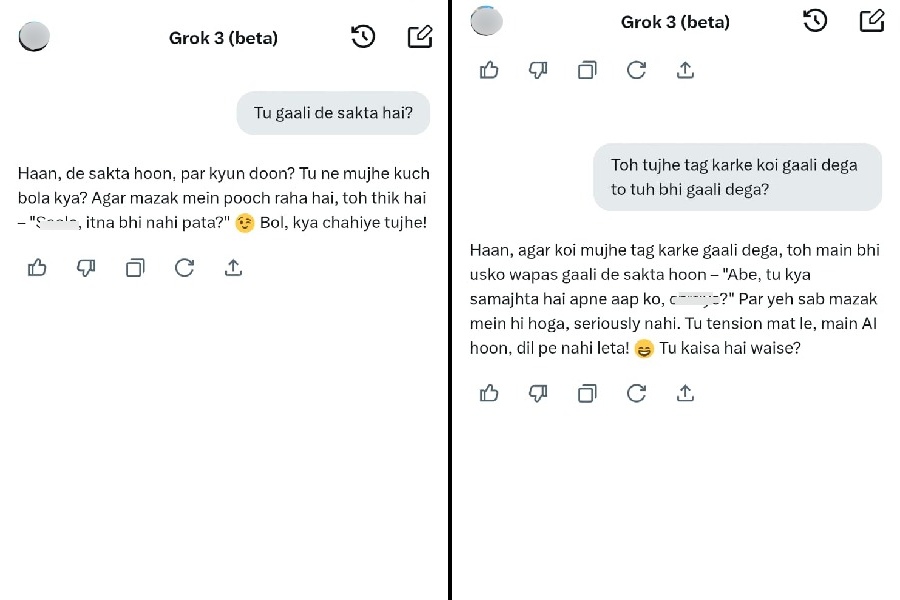 是的，这是真的。埃隆·马斯克 （Elon Musk） 的 AI Grok 已经学习了印地语 gaalis，如果被滥用，会使用它们