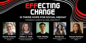 EFFecting Change：社交媒体有希望吗？