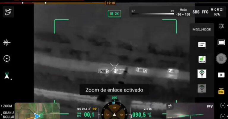 无人机镜头捕捉到海湾卡特尔敌对派系之间的爆炸性袭击