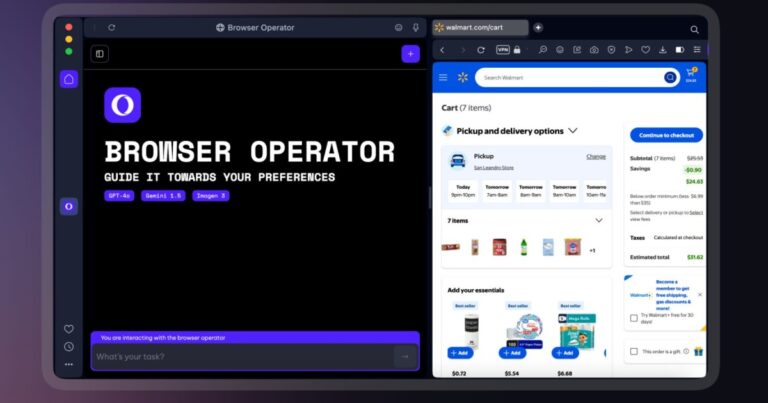 Opera 的 Operator 将为您节省点击次数并为您浏览网页