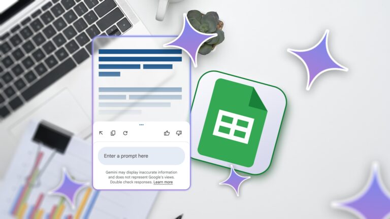 在 Google 表格中使用 Gemini 提取见解的 5 种实用方法