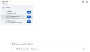 Google 的 Gemini 2.5 Pro 型号现在可供免费用户使用：最新消息