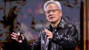 Nvidia 首席执行官黄仁勋在 GTC 2025 上推出全新 Rubin AI 芯片