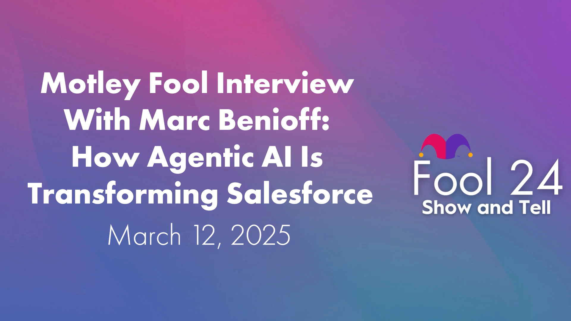 Marc Benioff 谈 Salesforce 的 AI 革命和数字工作者的未来
