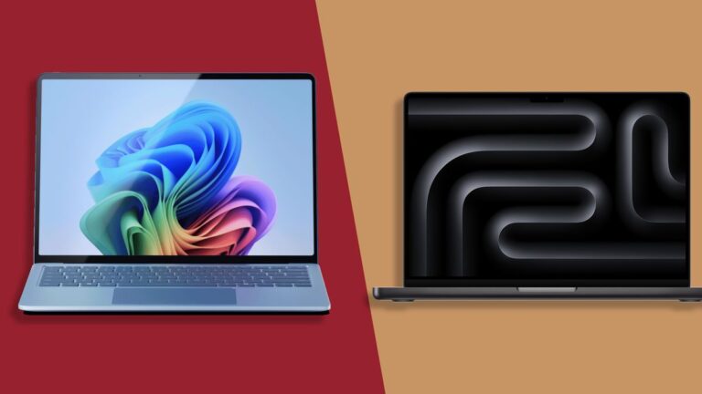 Microsoft Surface Laptop 7 与 Apple MacBook Pro M4 14 英寸：Mac 和 Windows 再次并驾齐驱