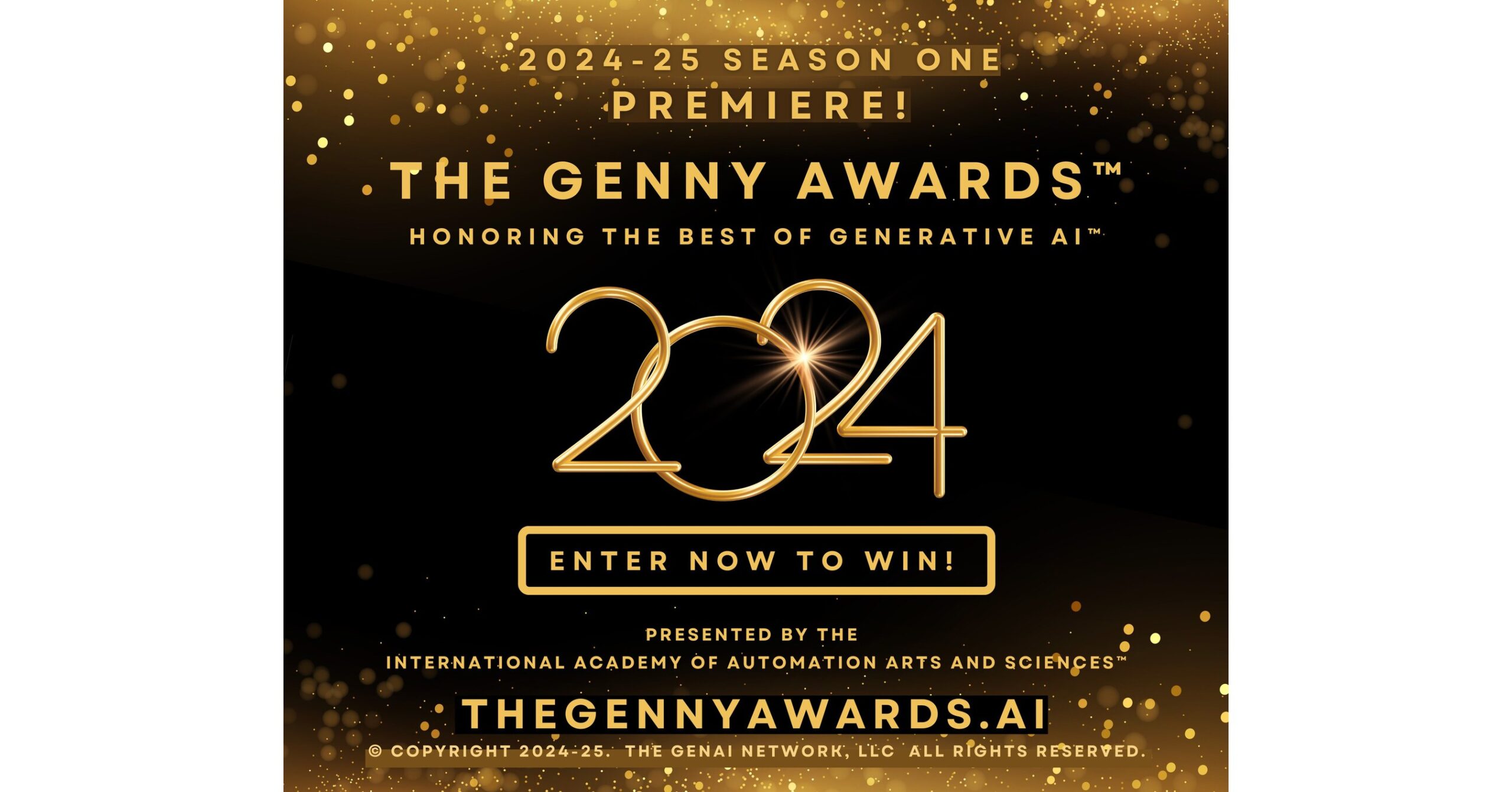 Genny奖™的首映季早鸟参赛作品现已开放，以表彰生成式人工智能全球创新和影响
