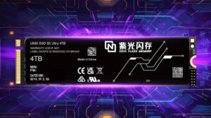 中国 PCIe 5.0 SSD 拥有 14.9 GB/s 的速度，是市面上最快的主流 PCIe 5.0 驱动器