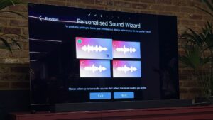 我看到了 LG C5 OLED 电视新的个性化声音模式，这是迄今为止我见过的最好的 AI 电视功能