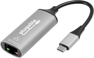Plugable 推出 USBC-E5000 5Gbps USB-C 以太网适配器和 TBT5-240W1M Thunderbolt 5 电缆