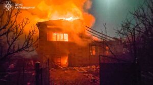 俄罗斯人用无人机袭击哈尔科夫州的伊久姆市：一人死亡，三人受伤 – 照片