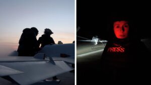 天空新闻 （Sky News） 罕见地获得了乌克兰无人机发射的机会