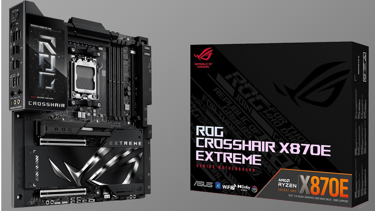 泄露的华硕 ROG Crosshair X870E Extreme 图片表明即将推出