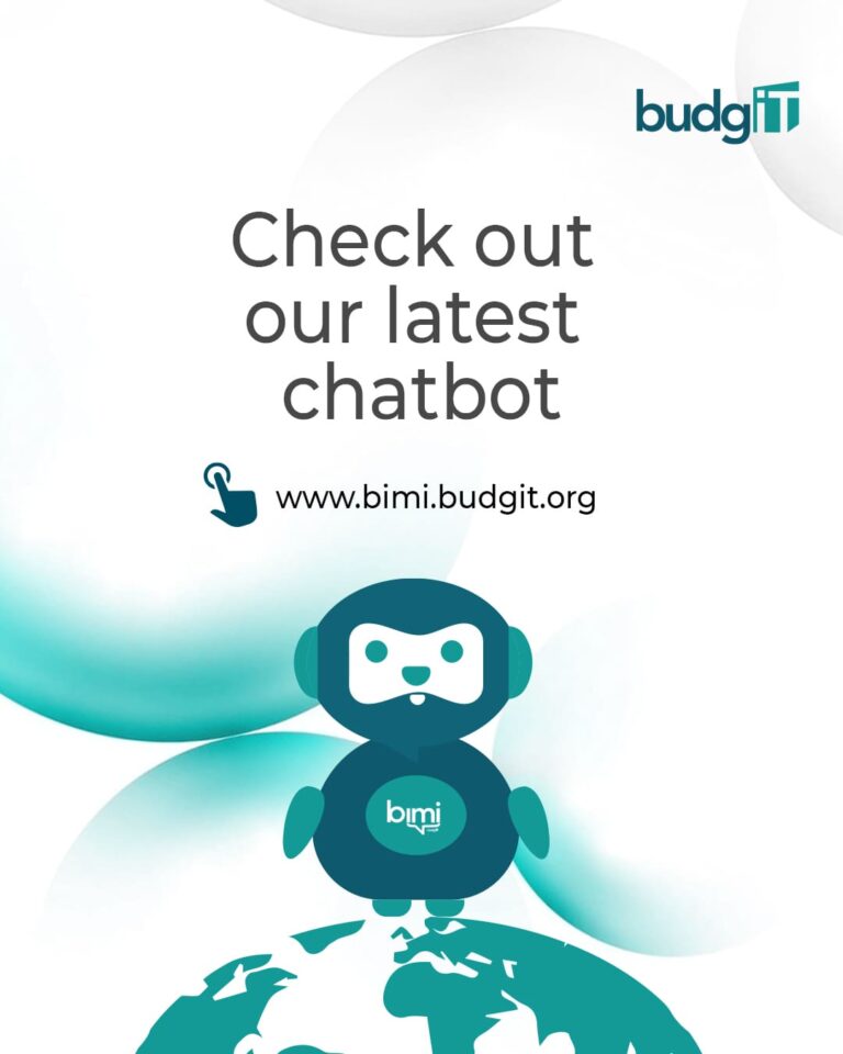BudgIT 推出 Chatbot 以改善公民对治理的参与