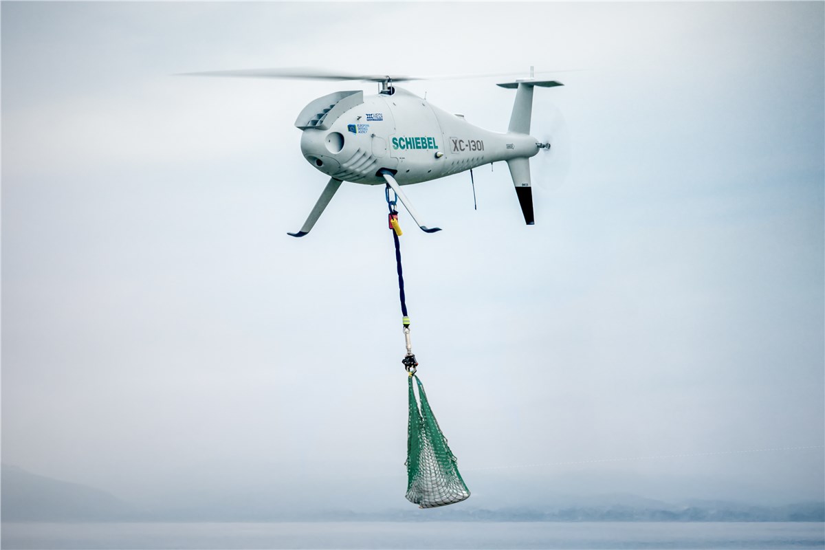 Schiebel Camcopter S-100 无人机系统被 EDA 选为跨域物流计划