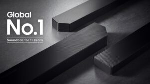 三星 Soundbar 连续 11 年在全球销量中名列前茅