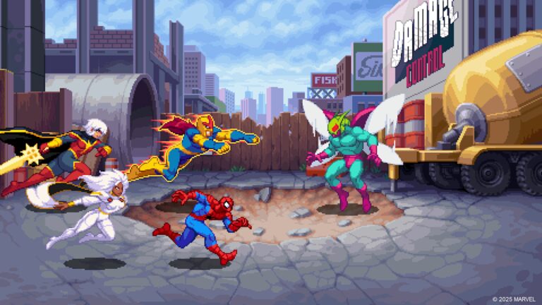 Marvel Cosmic Invasion 是一款 90 年代风格的节拍游戏，以 Shredder’s Revenge 为蓝本