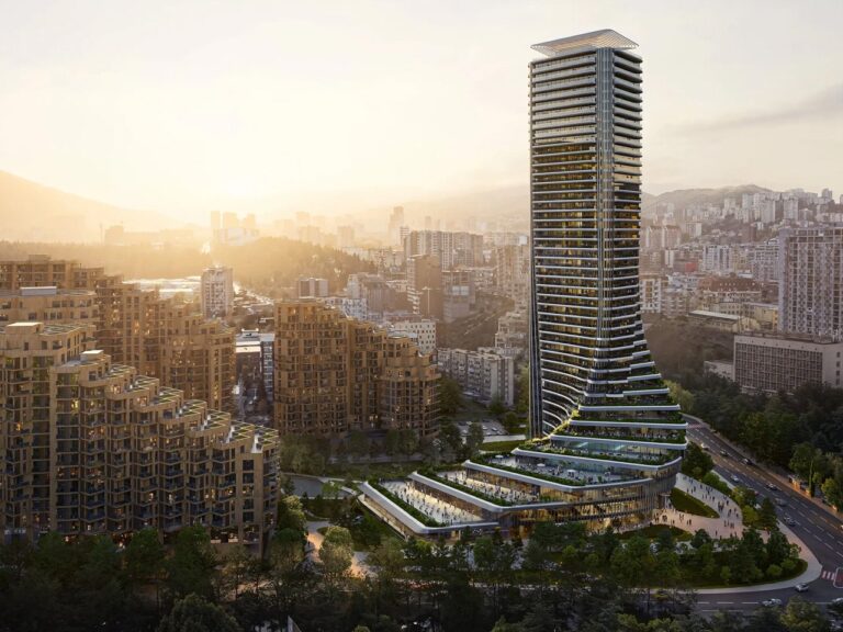 扎哈·哈迪德建筑事务所 （Zaha Hadid Architects） 在佐治亚州推出一座将城市设计与自然融为一体的中型塔楼