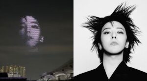 G-Dragon 在复出演唱会上以令人惊叹的无人机表演惊艳亮相