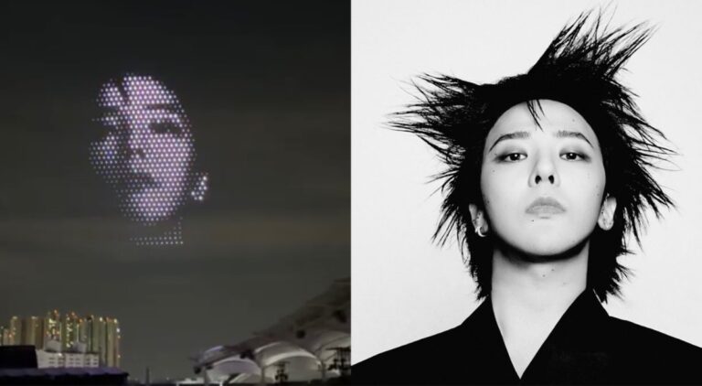 G-Dragon 在复出演唱会上以令人惊叹的无人机表演惊艳亮相