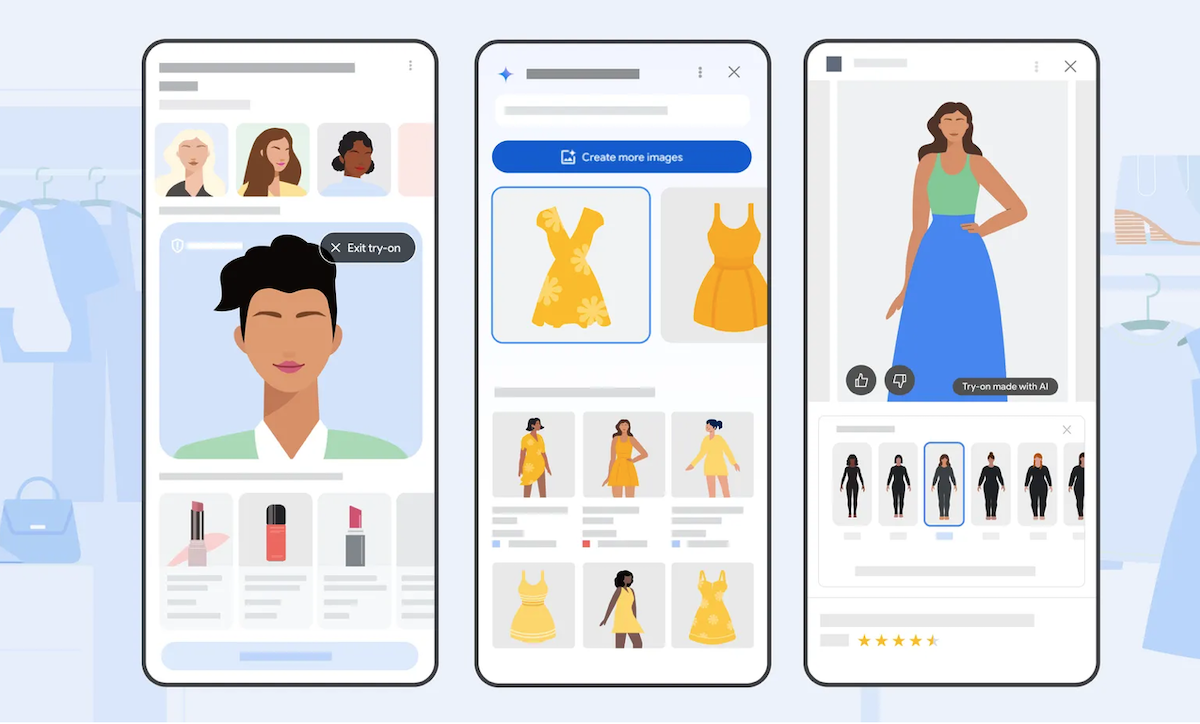 Google 的 AI 驱动的购物工具个性化风格和美感