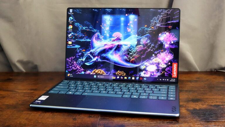 这款联想 Yoga 是我选择的最佳 MacBook Air 替代品（它实际上是蓝色的）