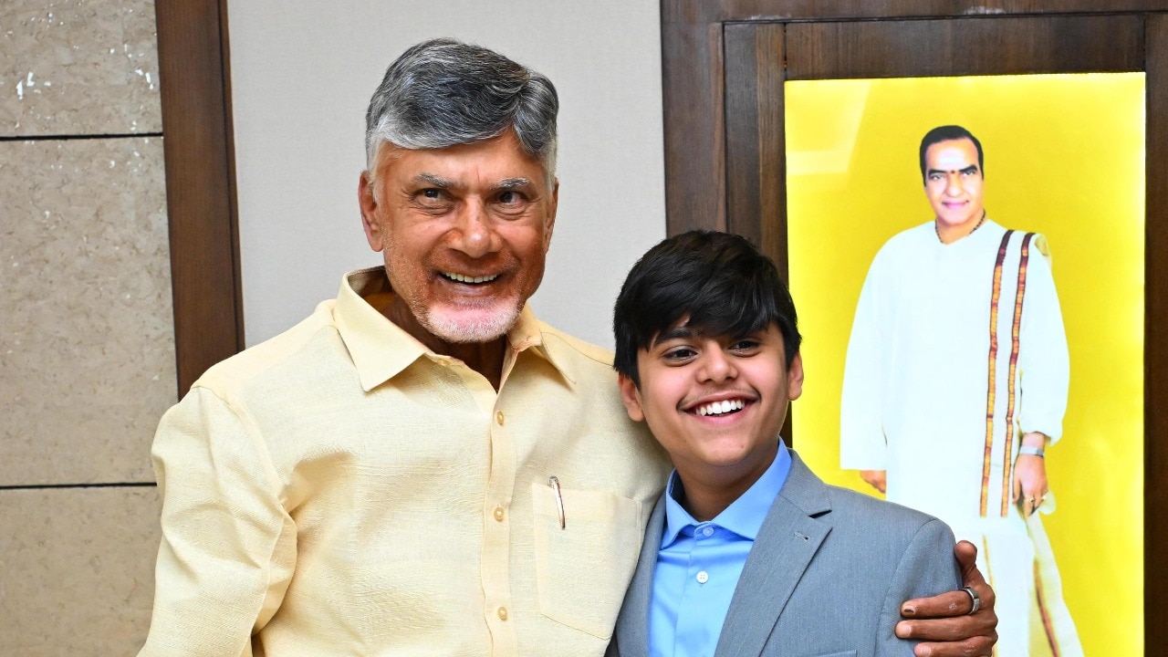 Chandrababu Naidu 会见了印度裔青少年，他构建了 AI 应用程序来检测心脏病