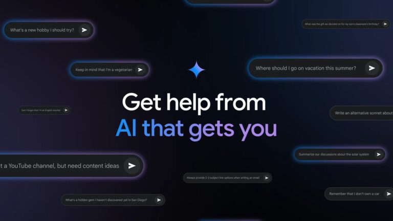 Gemini 现在可以使用 Google 搜索历史记录来选择您的下一个度假胜地