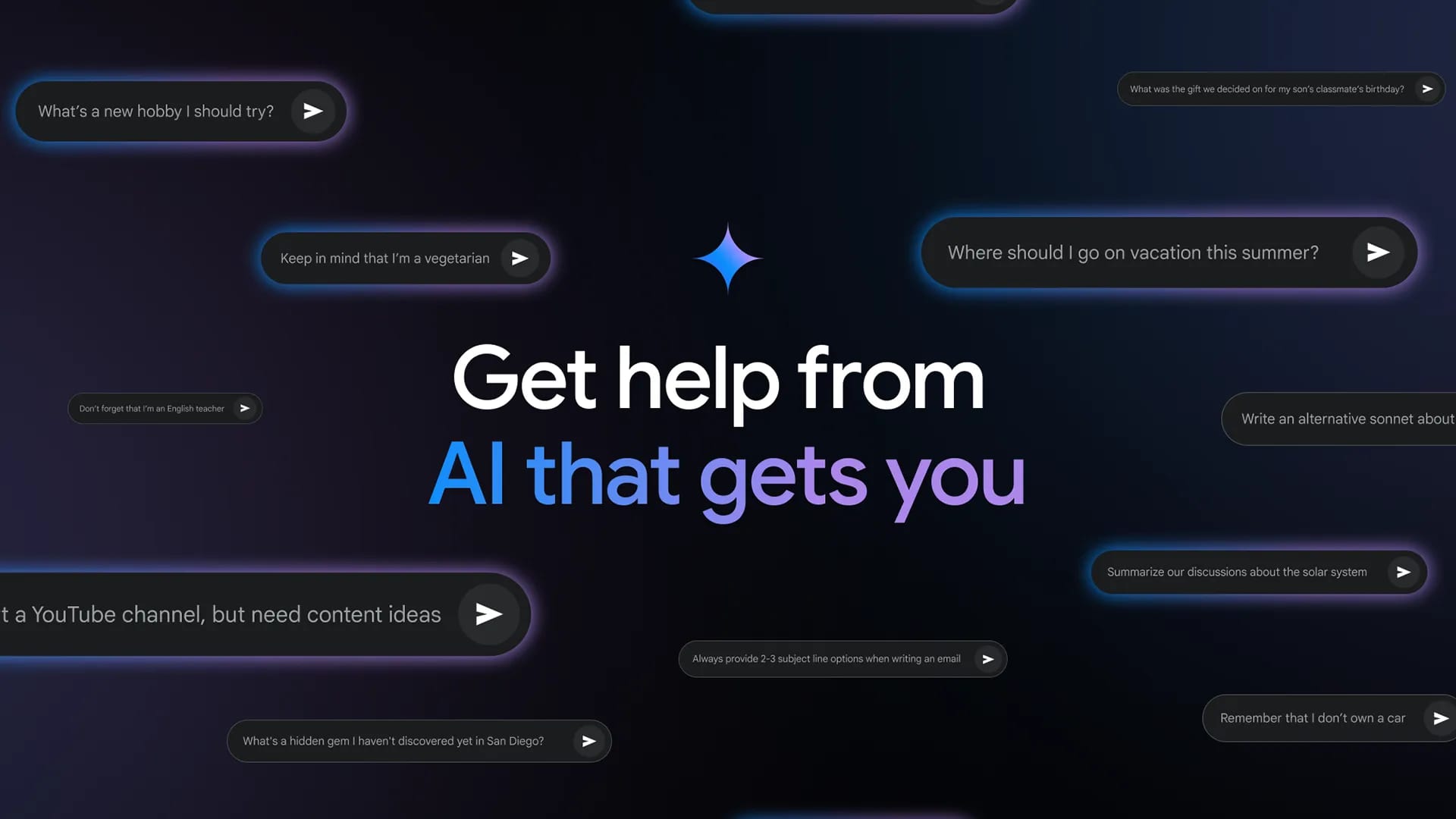 Gemini 现在可以使用 Google 搜索历史记录来选择您的下一个度假胜地