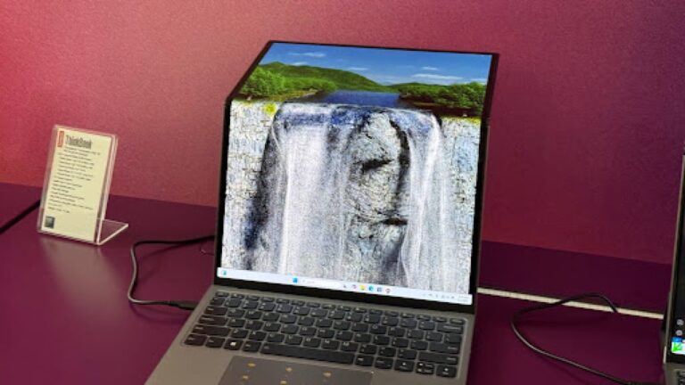 忘掉翻盖手机吧，联想的最新概念是翻盖笔记本电脑