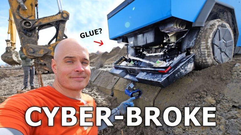 Cybertruck 在这次压力测试中遭受了灾难性的失败。看着它发生。