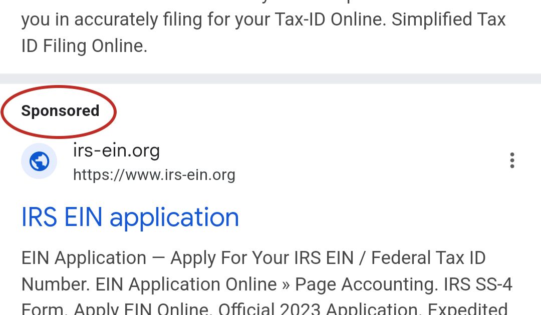 美国国税局的 Google 结果可能是假的。这是如何判断的。