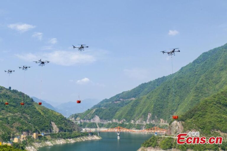 无人机促进脐橙收成