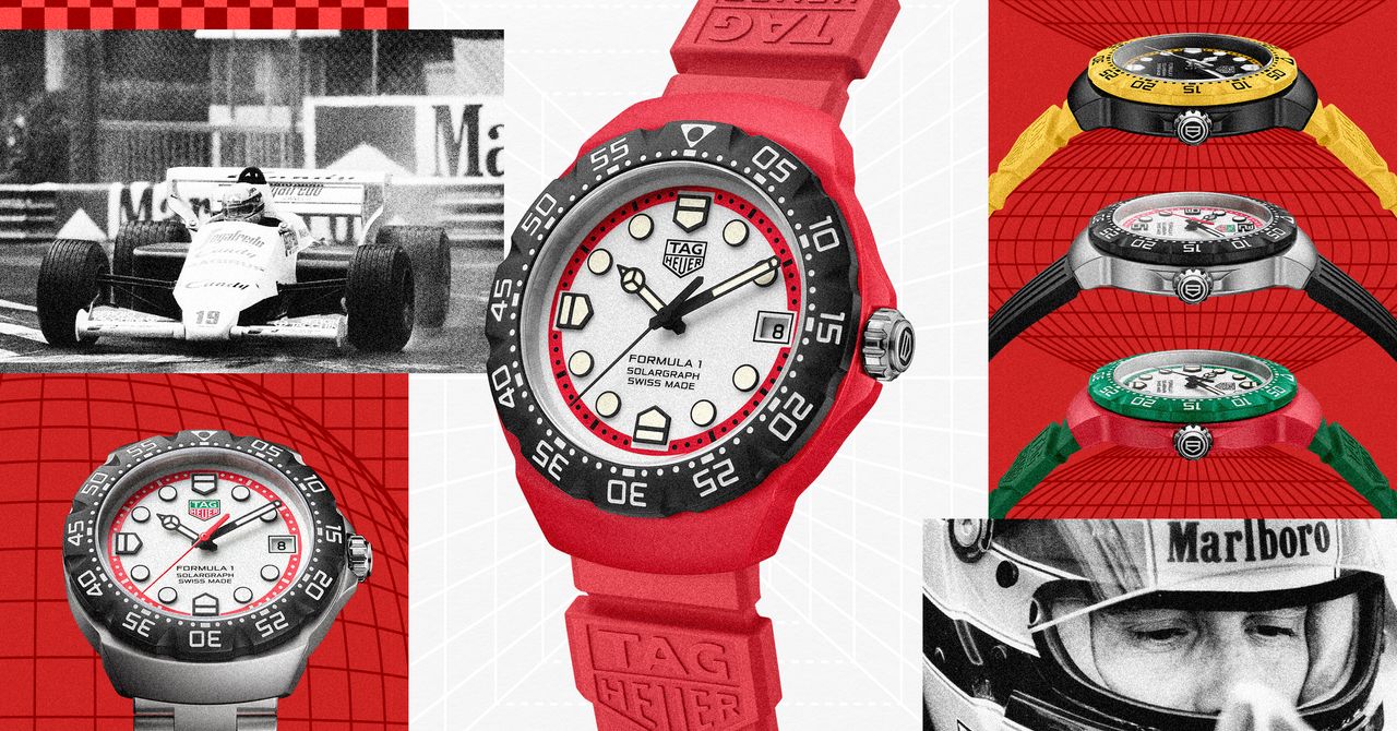 这就是 TAG Heuer 对其标志性 F1 手表进行改造的方式