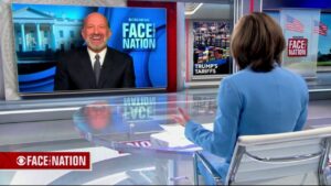特朗普官员与 CBS 主持人就政府是否使用人工智能制定关税政策发生冲突